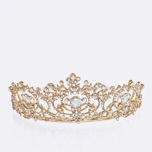 Crystal Fashion Tiara Gold / AB
